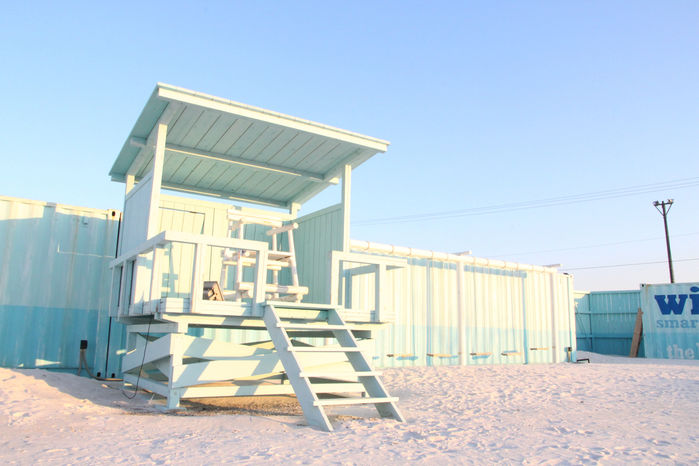 WILD BEACHの砂浜