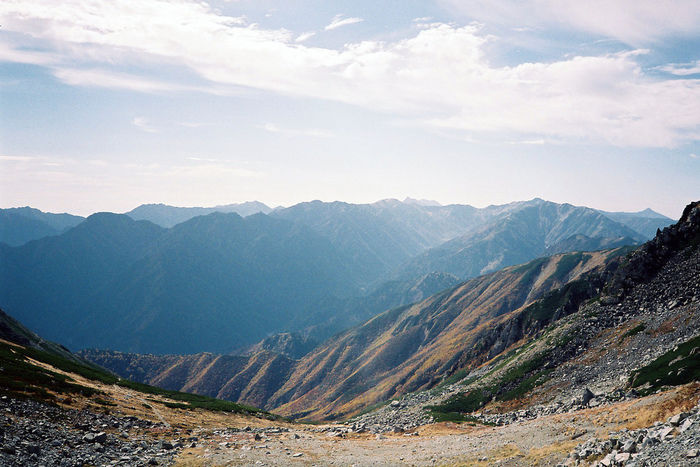立山から見える山々