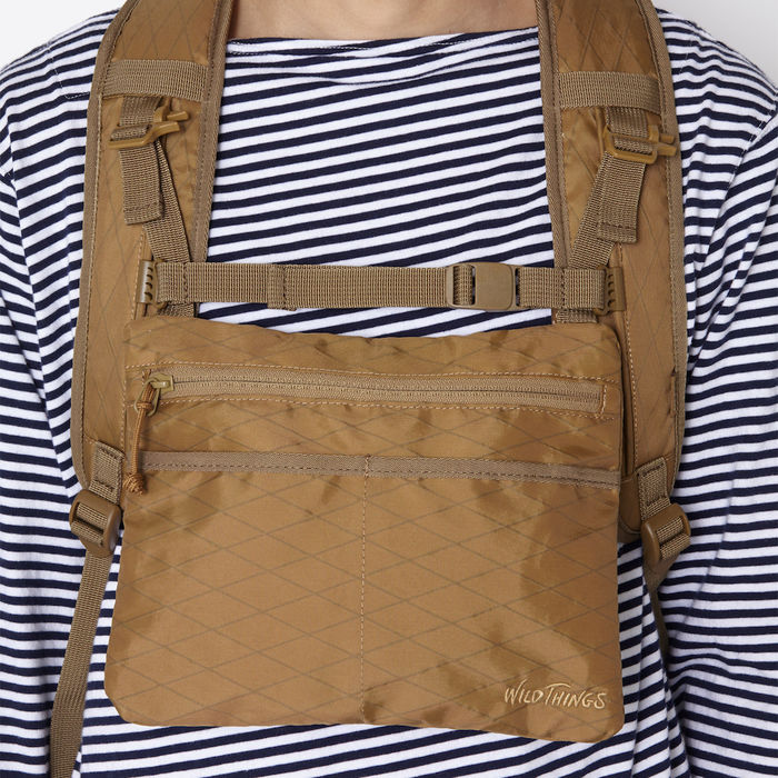 hobo×WILD THINGSのコラボサコッシュ、X-PAC Nylon Utility Pouch 0.5L by WILD THINGS