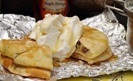 いちじくとレーズンのパンケーキ
