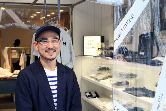 ヘリーハンセン原宿店のショップスタッフ蛯原さん