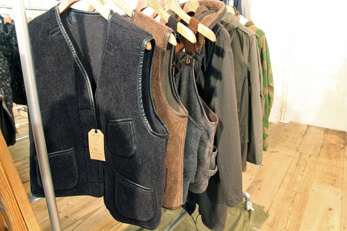 スノーピークアパレルの秋冬展示会のウェア