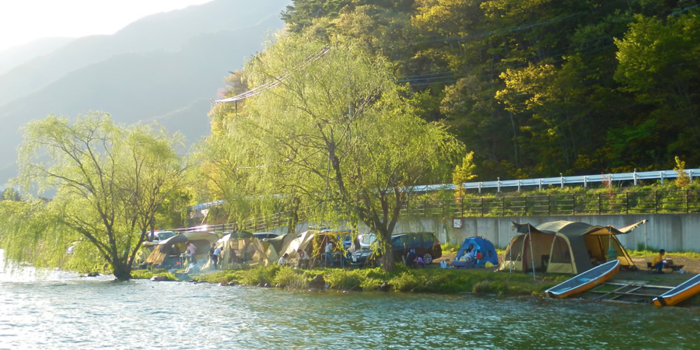 夢見る河口湖 コテージ戸沢センターの様子
