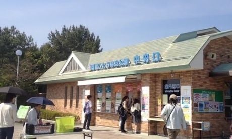 ひたち海浜公園の中央口の様子