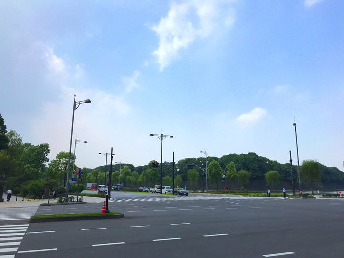 皇居前の交差点