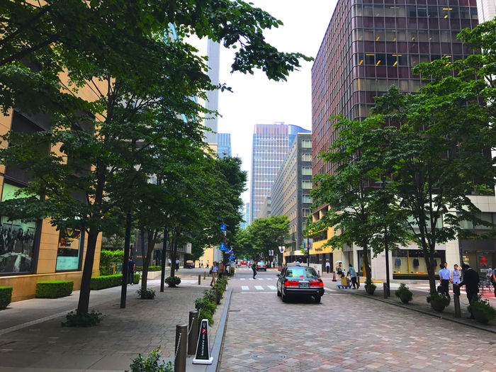 東京マラソンコースの丸の内エリア