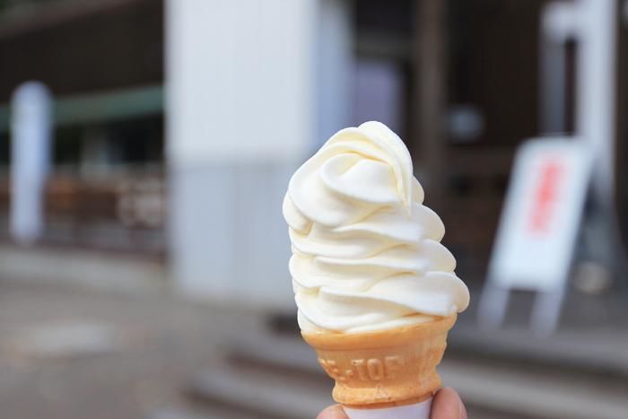 開田高原アイスクリーム工房のソフトクリーム