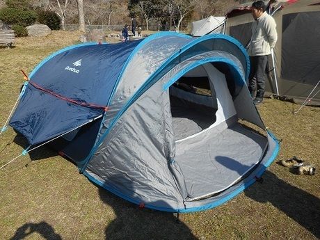 簡単に広げられたケシュア 2SECONDS XL AIR3
