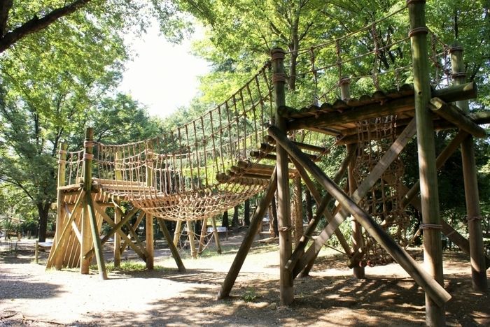 平和の森公園のアスレチック