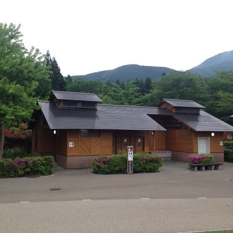 田貫湖キャンプ場のトイレ
