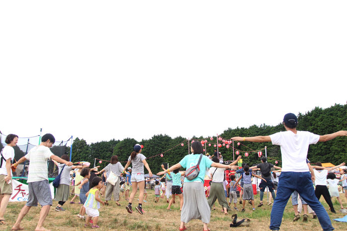2日目の朝のラジオ体操
