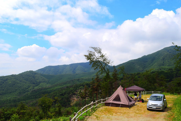 広大な自然に囲まれたほったらかしキャンプ場