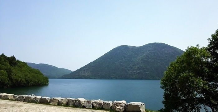 然別湖の様子