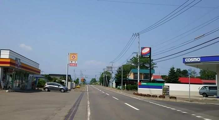 最後のコンビニエンスストアの外観