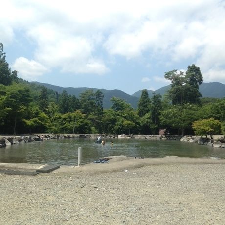 道志の森キャンプ場のプール