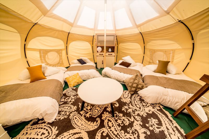 GLAMP ELEMENTのロータスタイプの室内