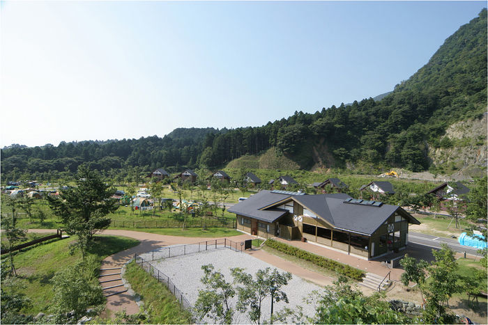 青川峡キャンピングパークの様子