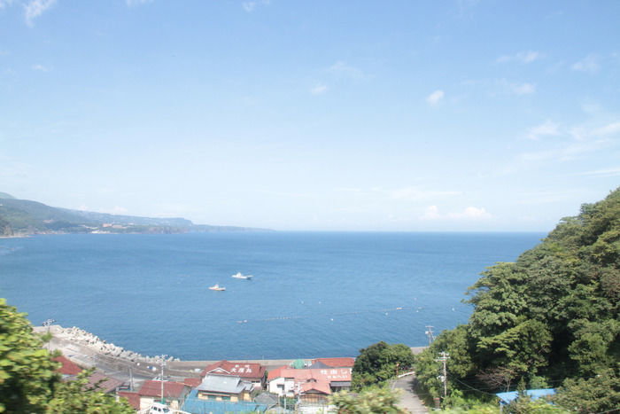 ヴィラ弓ヶ浜から見える広大な海の景色
