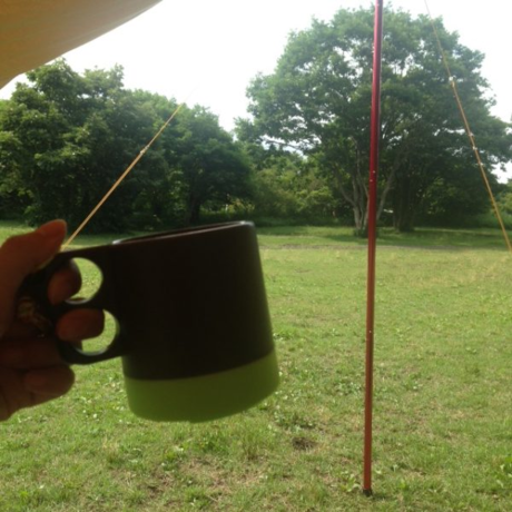 ポリコットンタープ内の日陰