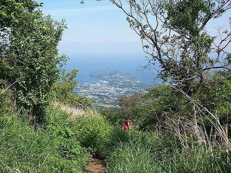 コース途中に見えてくる街並みの景色