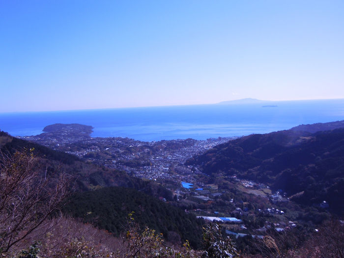 幕山のハイキングコースからの眺望