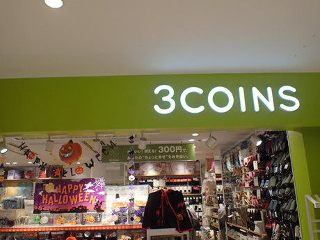 3COINSの店の様子