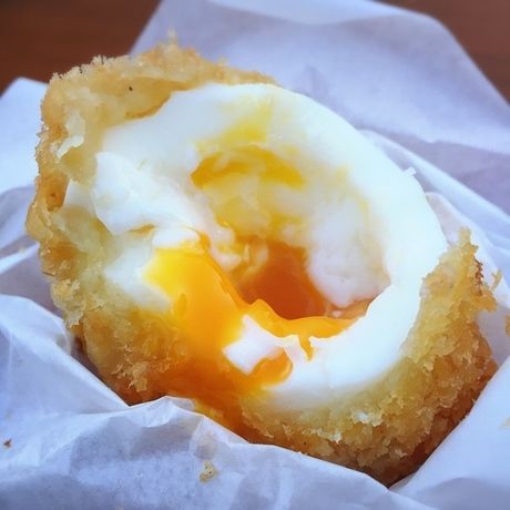 半熟の温玉揚げ