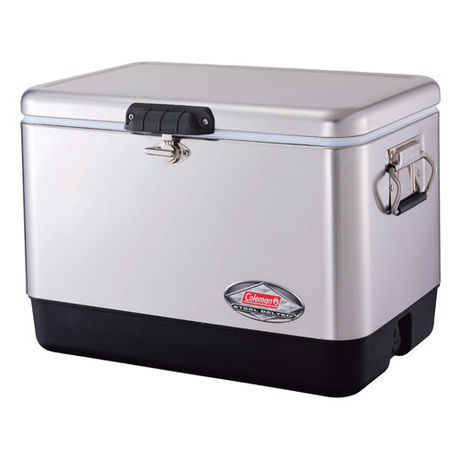 54QT スチールベルトクーラー(シルバー)