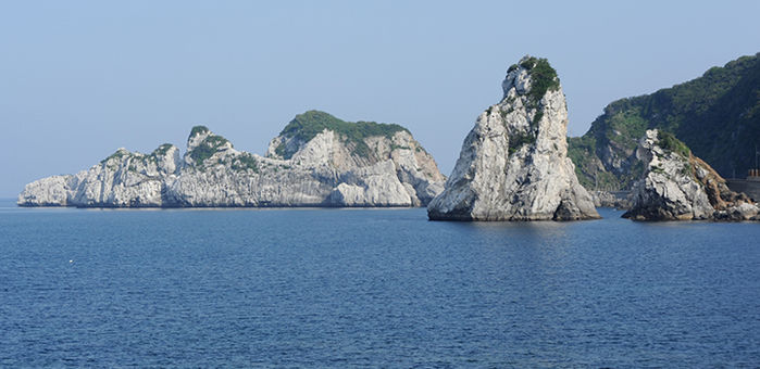 白崎海洋公園から見ることができる瀬戸内海の絶景