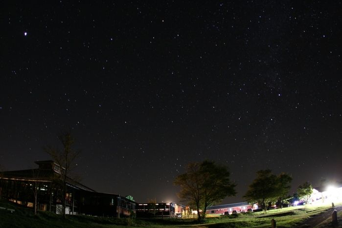 夜の久住高原オートビレッジ