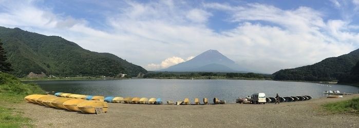 ボート乗り場から見える景色