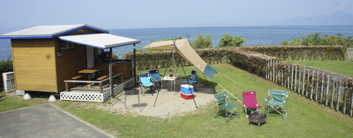 マイアミ浜オートキャンプ場のコテージ