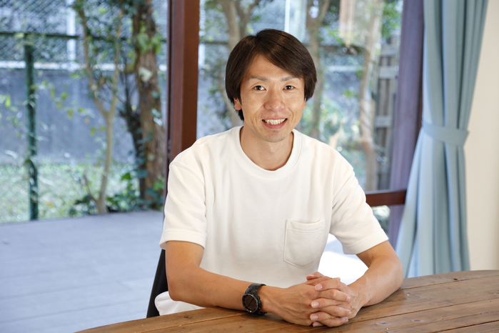 笑顔な男性