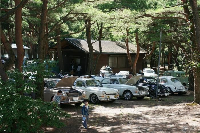無料駐車場の様子