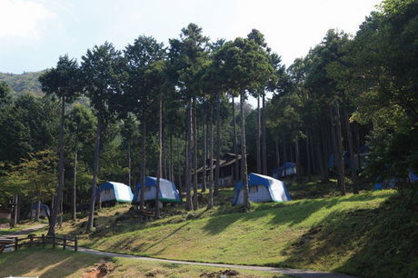 休暇村 近江八幡キャンプ場 常設テント