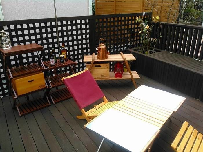 木製家具でコーディネート