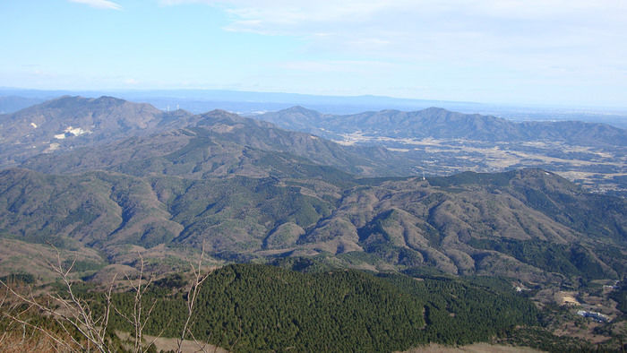 男体山と女体山からなる筑波山