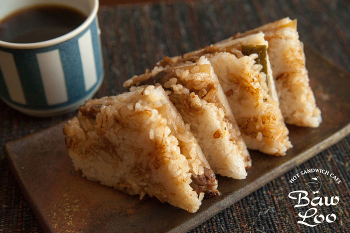 ごはんで作ったライスサンド