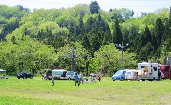 ウッディパル余呉のオートサイト