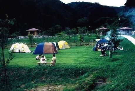 大父木地親水公園のキャンプサイト