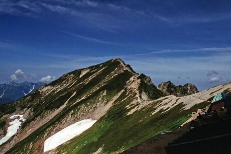 唐松岳山頂付近の写真