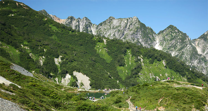白馬八方尾根の山