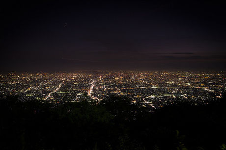 生駒山から見える夜景