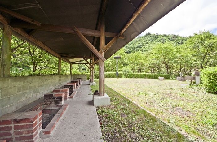 新平ヶ原高原キャンプ場のかまど