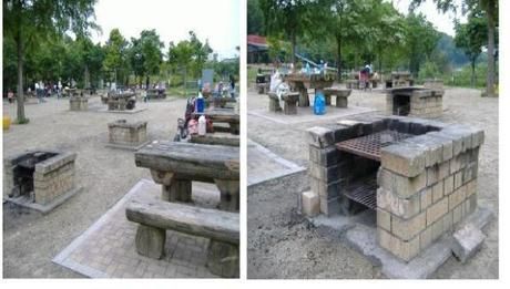 天白公園のバーベキュー場