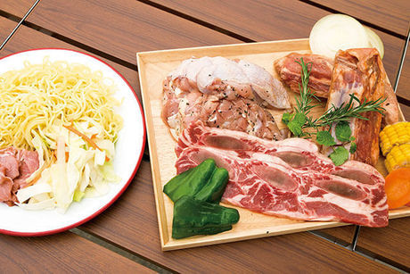幕張海浜公園バーベキューガーデンのバーベキュー食材 スペアリブセット