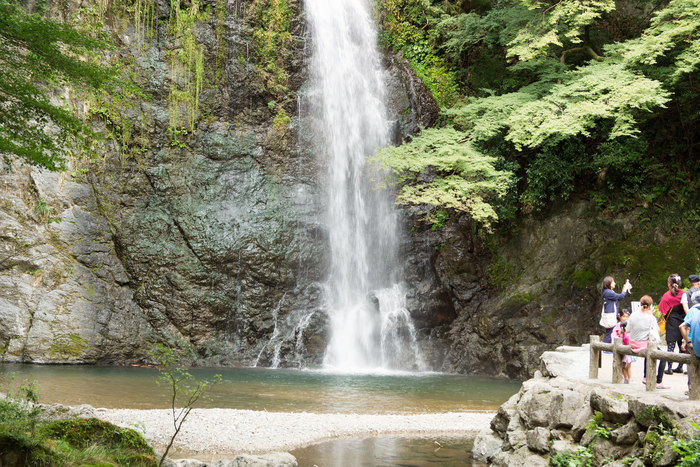 箕面滝の滝壺