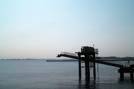 幕張の浜