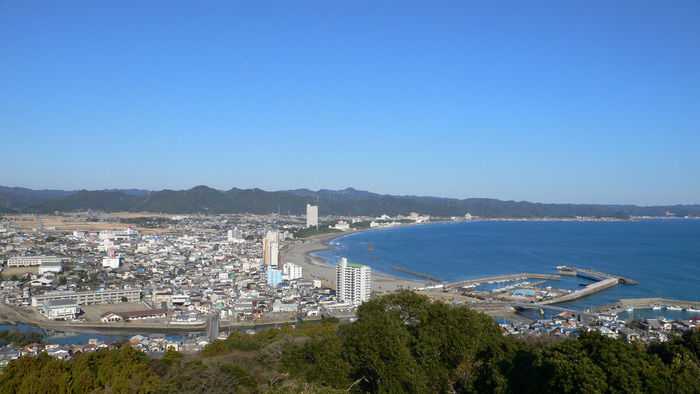 房総半島の遠景