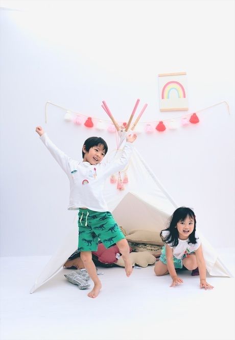 子供部屋のティピーテント